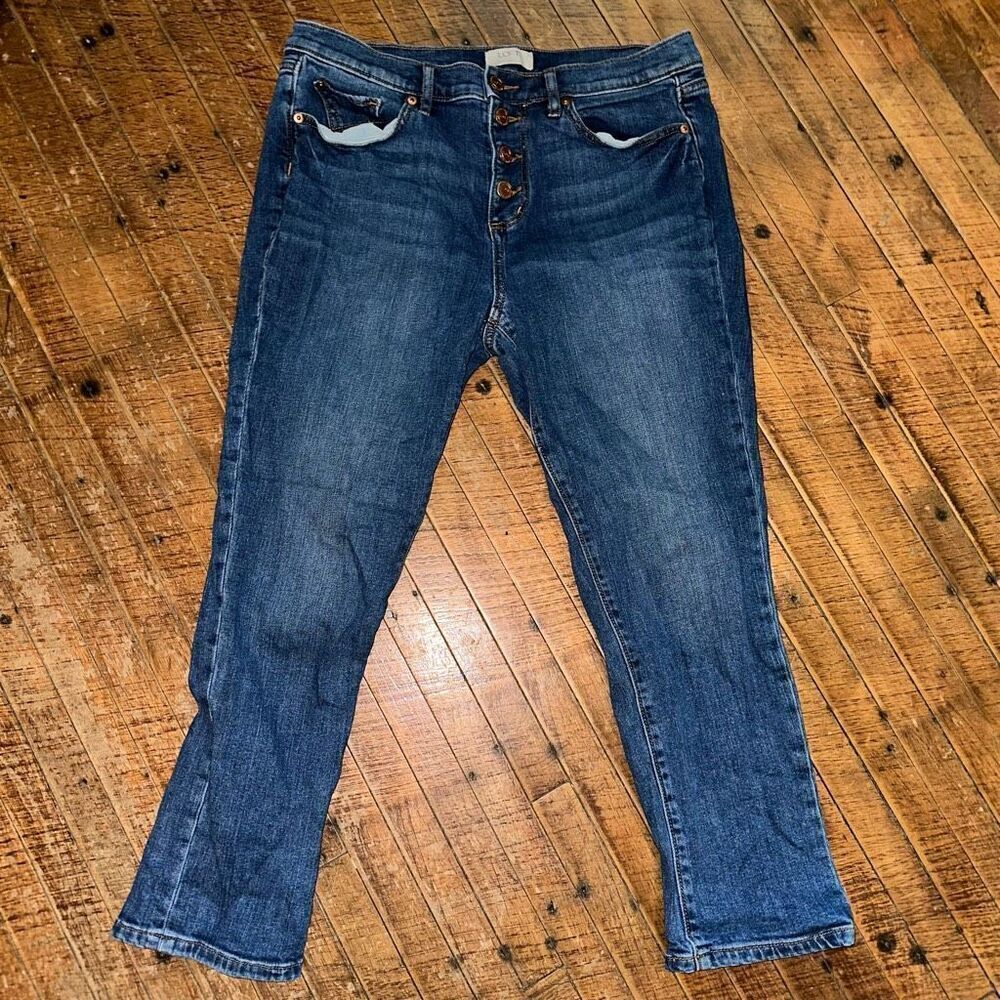 Loft modern denim 8P cropped elevated basics normcore jeans